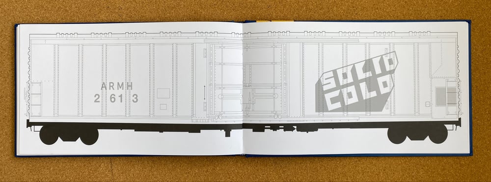 Image of ProFreshionalism FREIGHT TRAINS Sketch book 2023 Edition