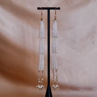 Image 1 of 3 tier gold hearts