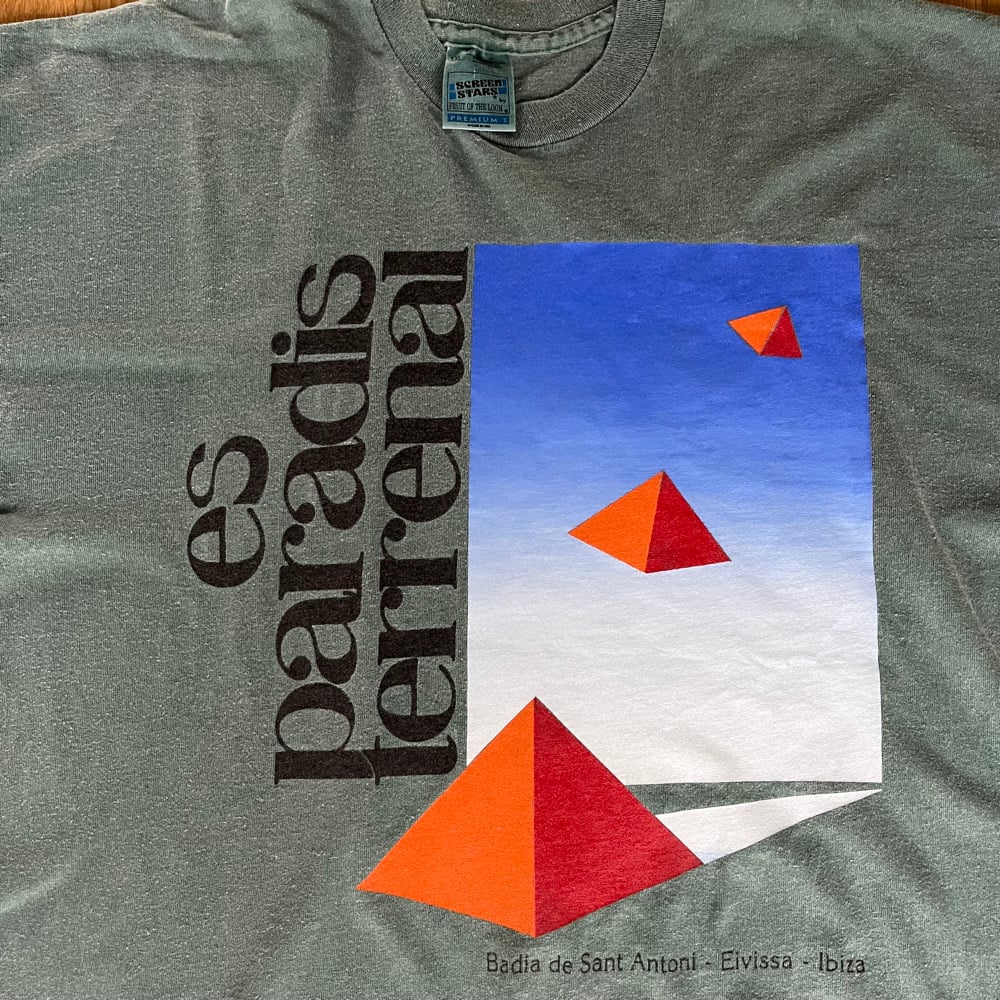 Image of Early 90s Es Paradis Ibiza T Shirt: XXL