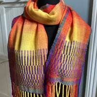 Image 1 of Optic Shift art scarf