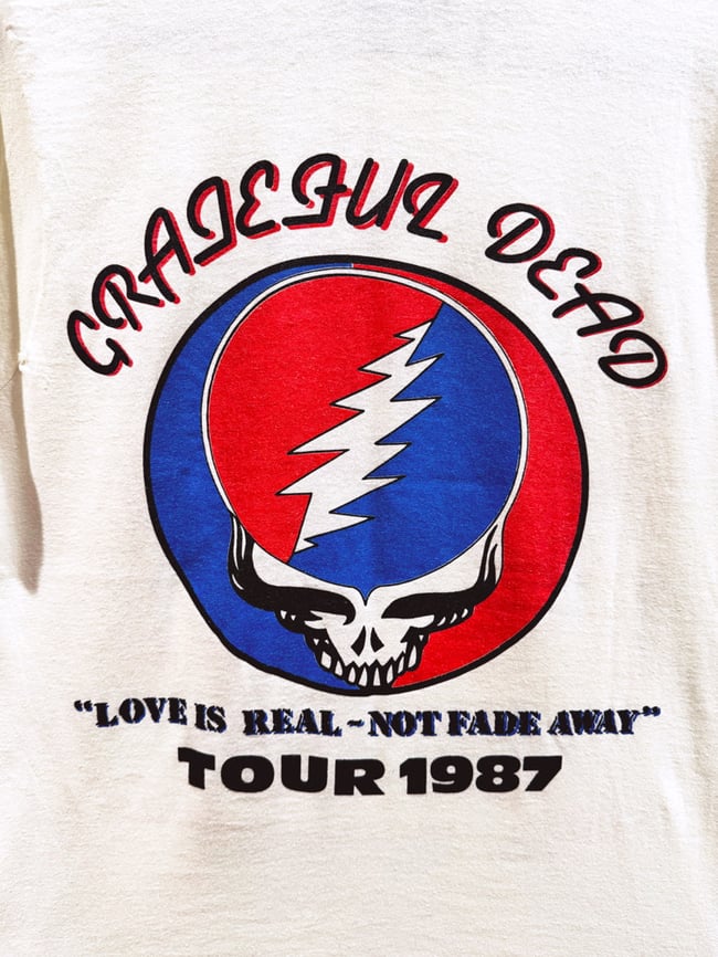 Grateful Dead 1987 Ventura ‘Weekend at the Beach’ Lot T-Shirt - Size M