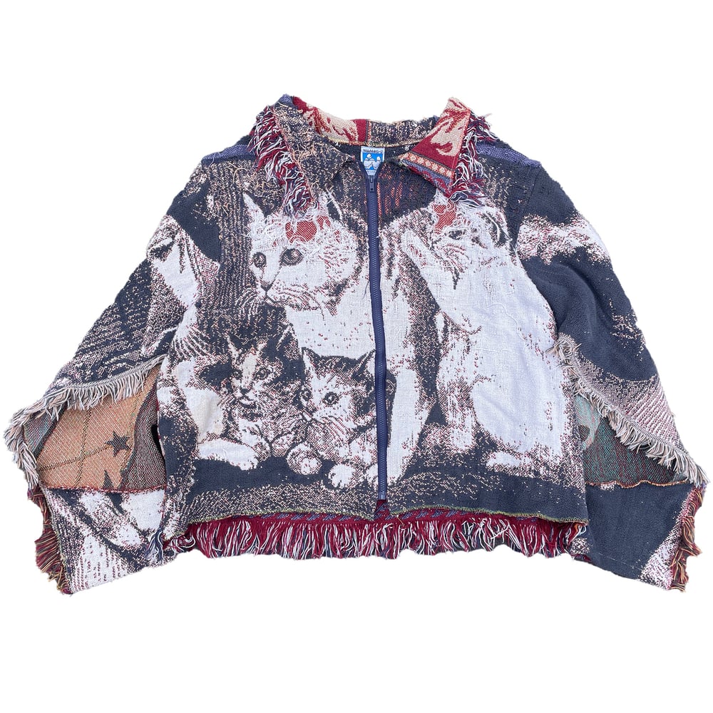 Cat-Scratch Jacquard Jacket