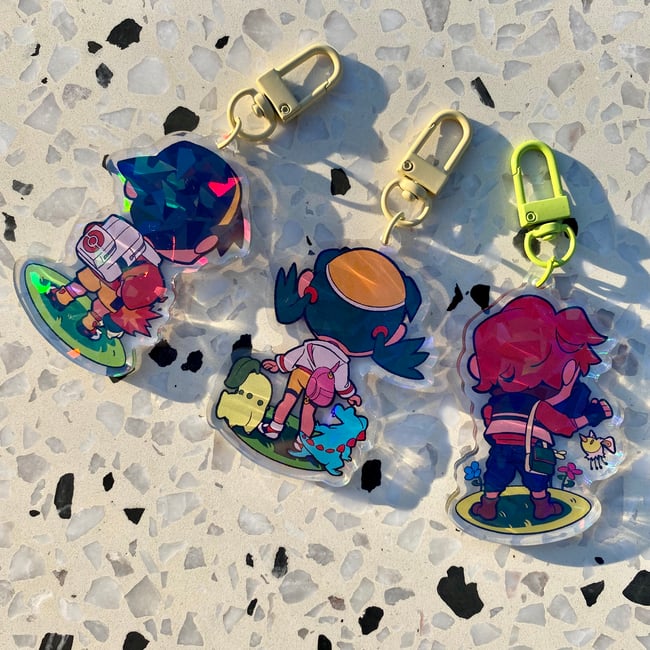 Pokemon Trainer charms | golbiey