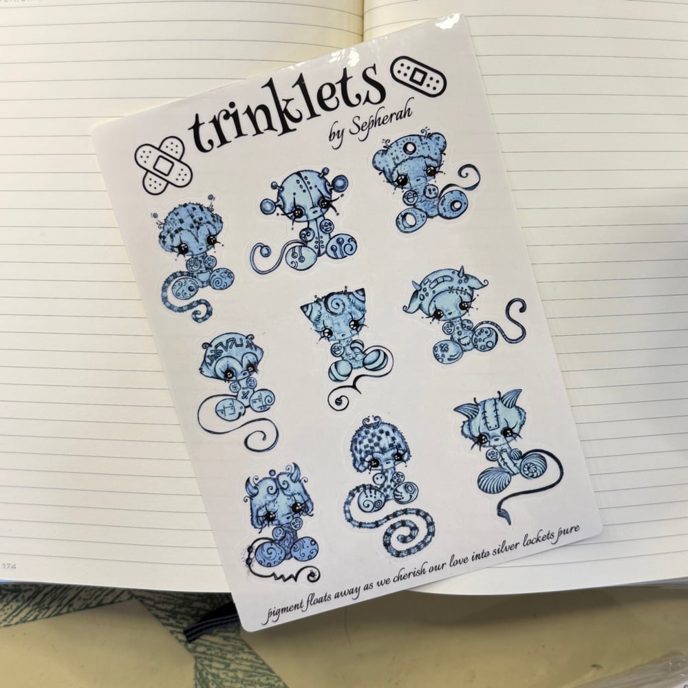 Image of Trinklets SKETCH (transparent) 9pc (5x7)