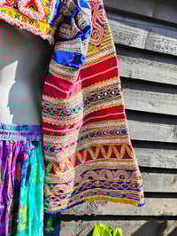 Image 16 of Vintage Fez Crop Tribal Top chest 30 inches