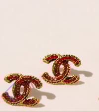 🅽🅴🆆 CHERRY RED STUDS