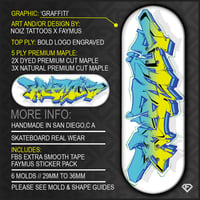 Image 1 of ‘GRAFFITI’ + LÜXE PRO FB TAPE & FAYMUS STICKER PACK