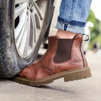 Image 18 of Steel Toe Safety Shoes & Boots | Puncture Proof Work Shoes + 1Pair of 4D Shoe In-Soles