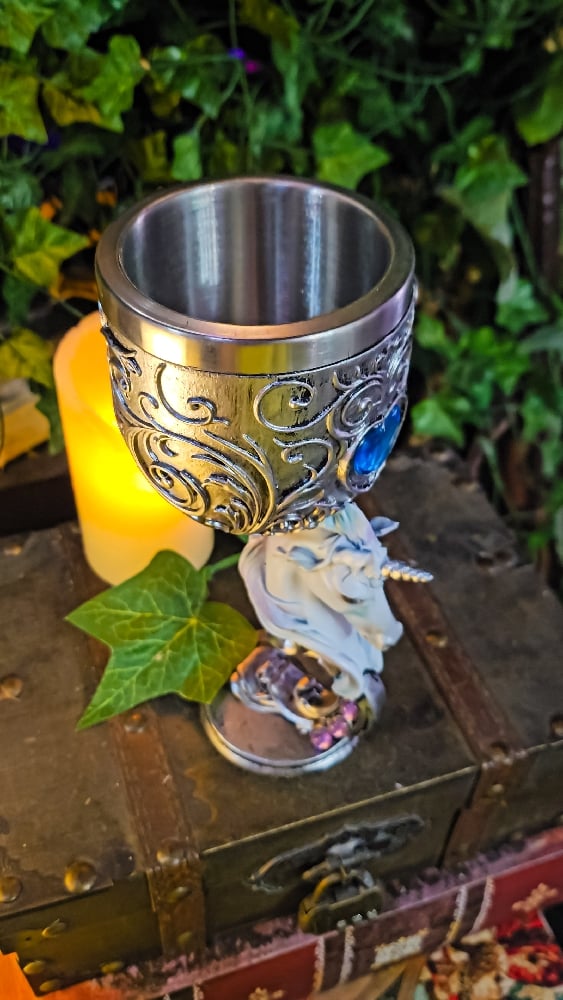 ๐The Armored Kingdom Enchanted Unicorn Goblet๐ฆ