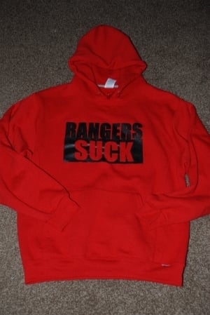 Image of Rangers Suck Hooded Pullover 