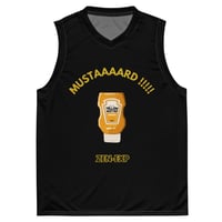Image 1 of ZEN EXP - "MUSTAAARD!" Recycled unisex basketball jersey