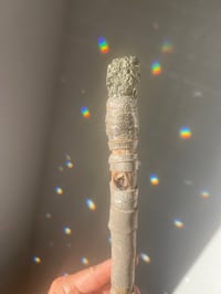 Image 5 of *new* PYRITE + SILVER petite crystal wand