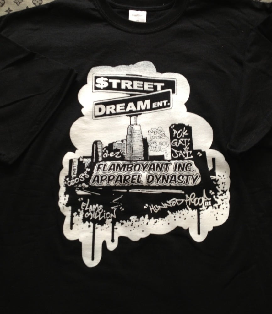 Image of FLAMBOYANT APPAREL DYNASTY's STREET DREAM TEE..(Free Shipping)