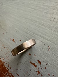 Image 4 of 4mm wide 18k white gold wedding band