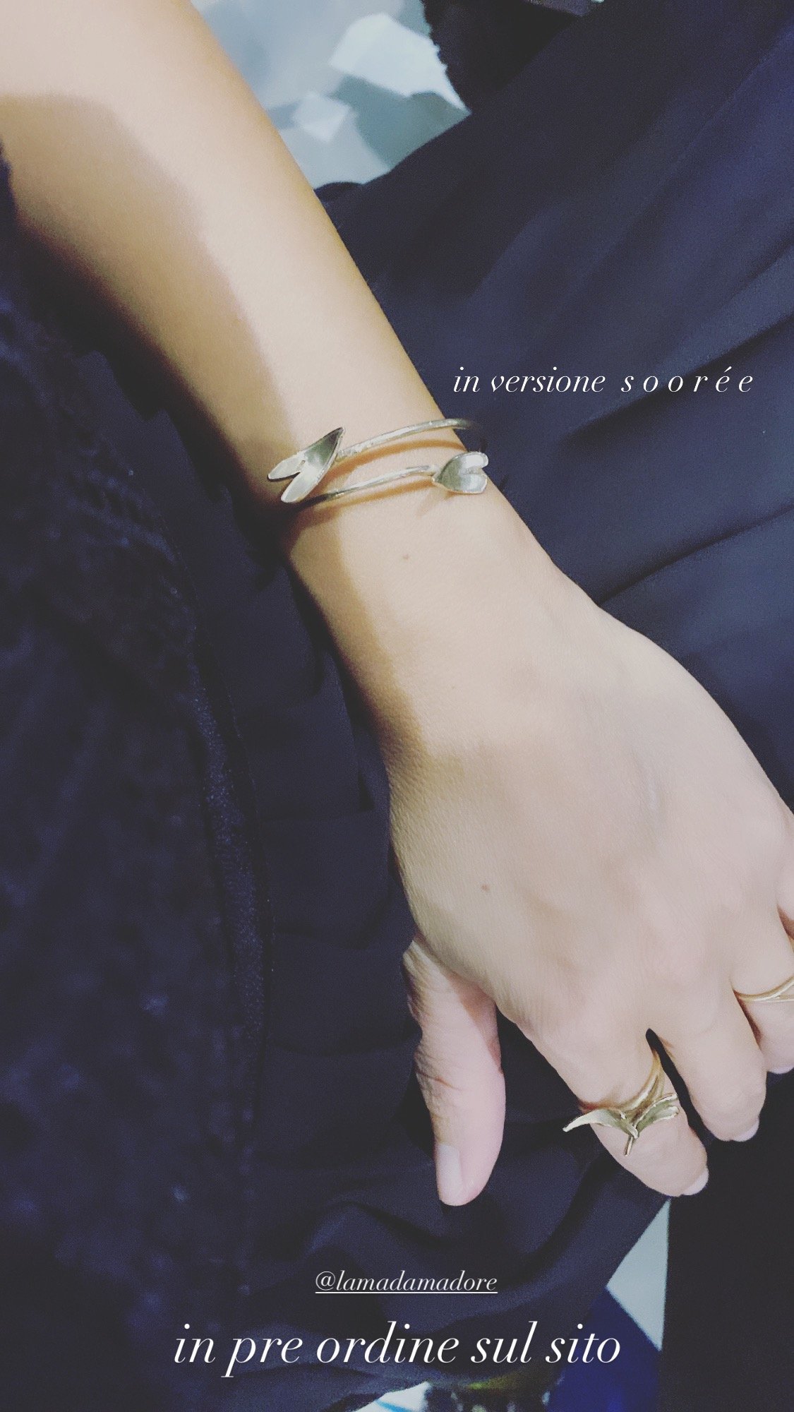 Image of Bangle cuori volanti