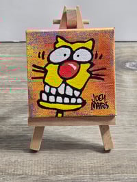 Image 4 of Spe 10 2.5x2.5 Inch Original Painting by Joey Mars