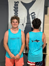 Clasper Club Turquoise Tank Top