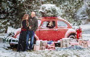 Image of Red VW Christmas Mini Sessions
