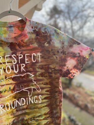 Image of MEDIUM Disrespect Your Surroundings Tie Dye Shirt 3