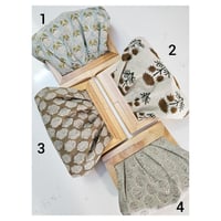 Image 5 of Pleated Linen Clutch