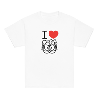 Image 1 of i heart tee