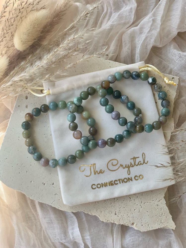 Image of Moss Agate Bracelets