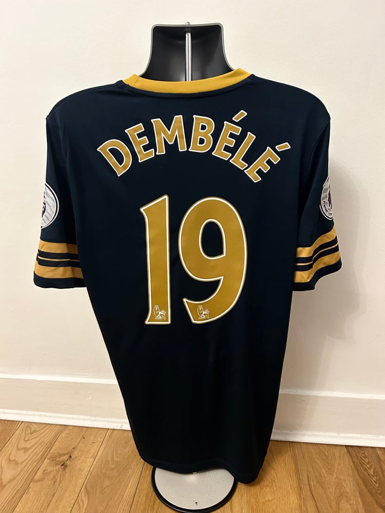 Image of Tottenham Hotspur “DEMBÉLÉ 19” 2016/17 Away Shirt + PL patches (XL)