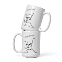 Image 1 of White glossy mug unsuper