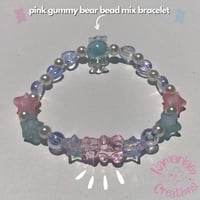 Image 2 of 💕 Pink and Blue Gummy Bear Bracelet Pack 🧸