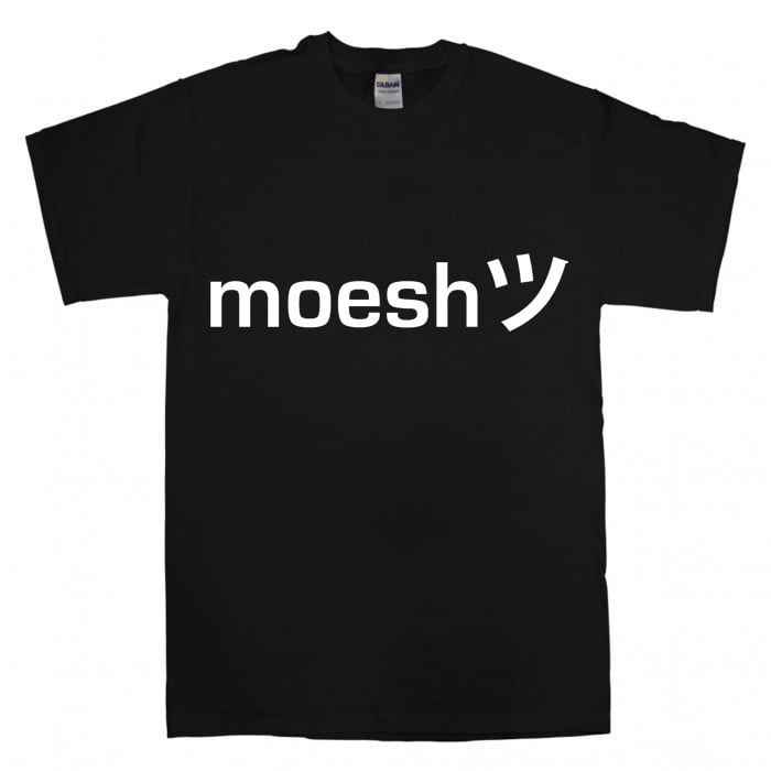 Image of BLACK 'MOESH' TEE