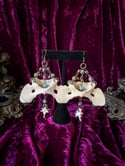 Coyote Atlas Chandelier Earrings- Antique Bronze