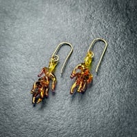 Image 1 of Golden Flame Earrings