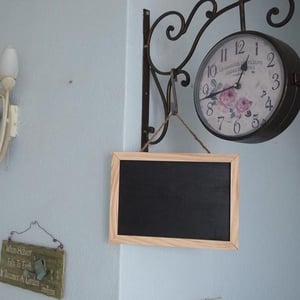 Small Size Chalkboard with Brown/Pink Border 