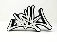 Image 1 of Mesk Tag 3D Black & White 