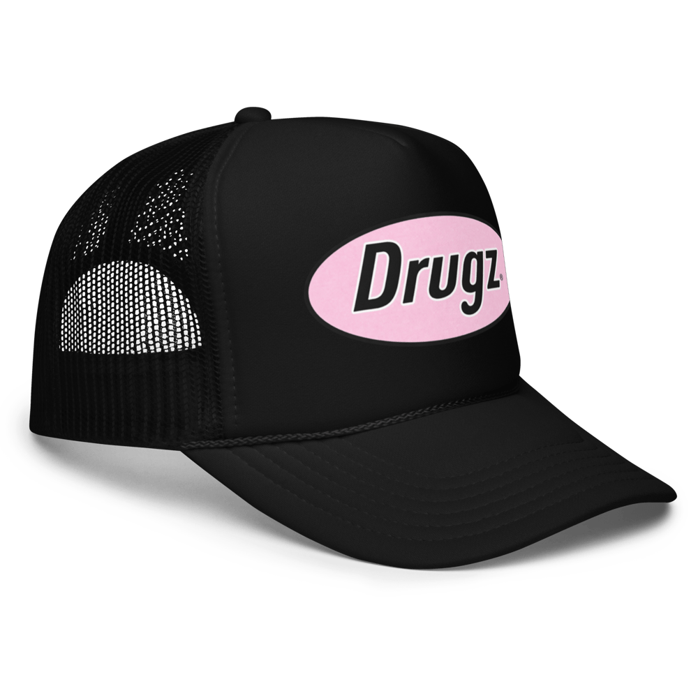 Image of DRUGZ® - Logo Trucker Hat (PINK/BLACK)