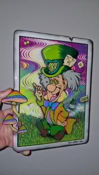 Image 1 of Mad hatter wood cutout 