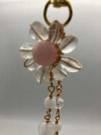 Image 2 of Cloud Dancers Simple White Dangling Purse Charm | • Clarity • Longevity • Love