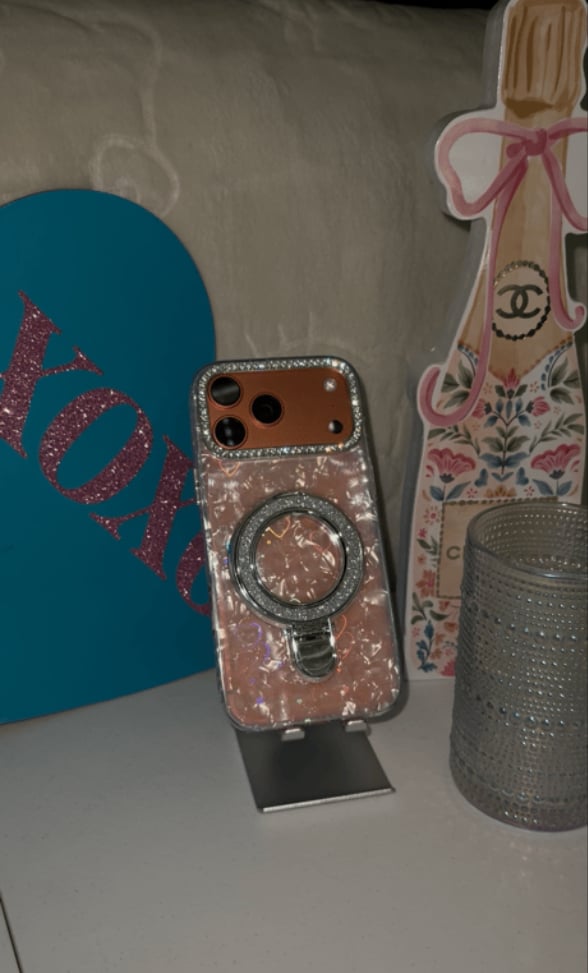 Image of The Aura Luxe Ring Case – Pearl