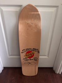 Image 6 of DUANE PETERS SKATERBUILT DECK grn/blk stripe signed