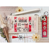 Image 1 of BTS Arirang Card Wallet and Charms