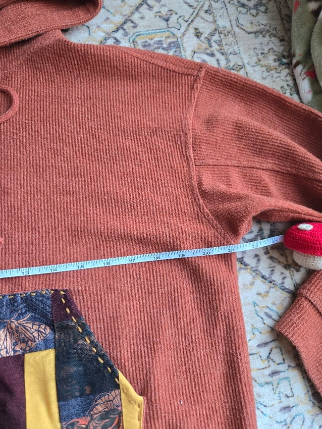 Medium Patchwork Zip Up Hoodie