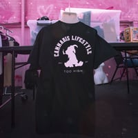Image 5 of Too High Cannabis Lifestyle Tee (Black)