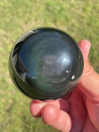 Image 17 of Rainbow Obsidian Sphere #1960