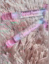 Clear glazed lipgloss