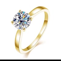 Image 3 of 2ct 8mm Diamond Stud Ring