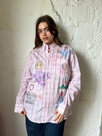 Image 5 of SHIRT « LA CHEMISE DE PAPA DU LUNDI » SOFT PINK 🌸🧁