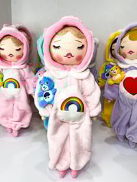 Image 4 of RESERVED FOR DAYNA CAREBEAR INSPIRED MEDIUM ART DOLL 