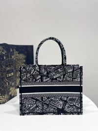Image 5 of Dee Tote Bag - Black and White