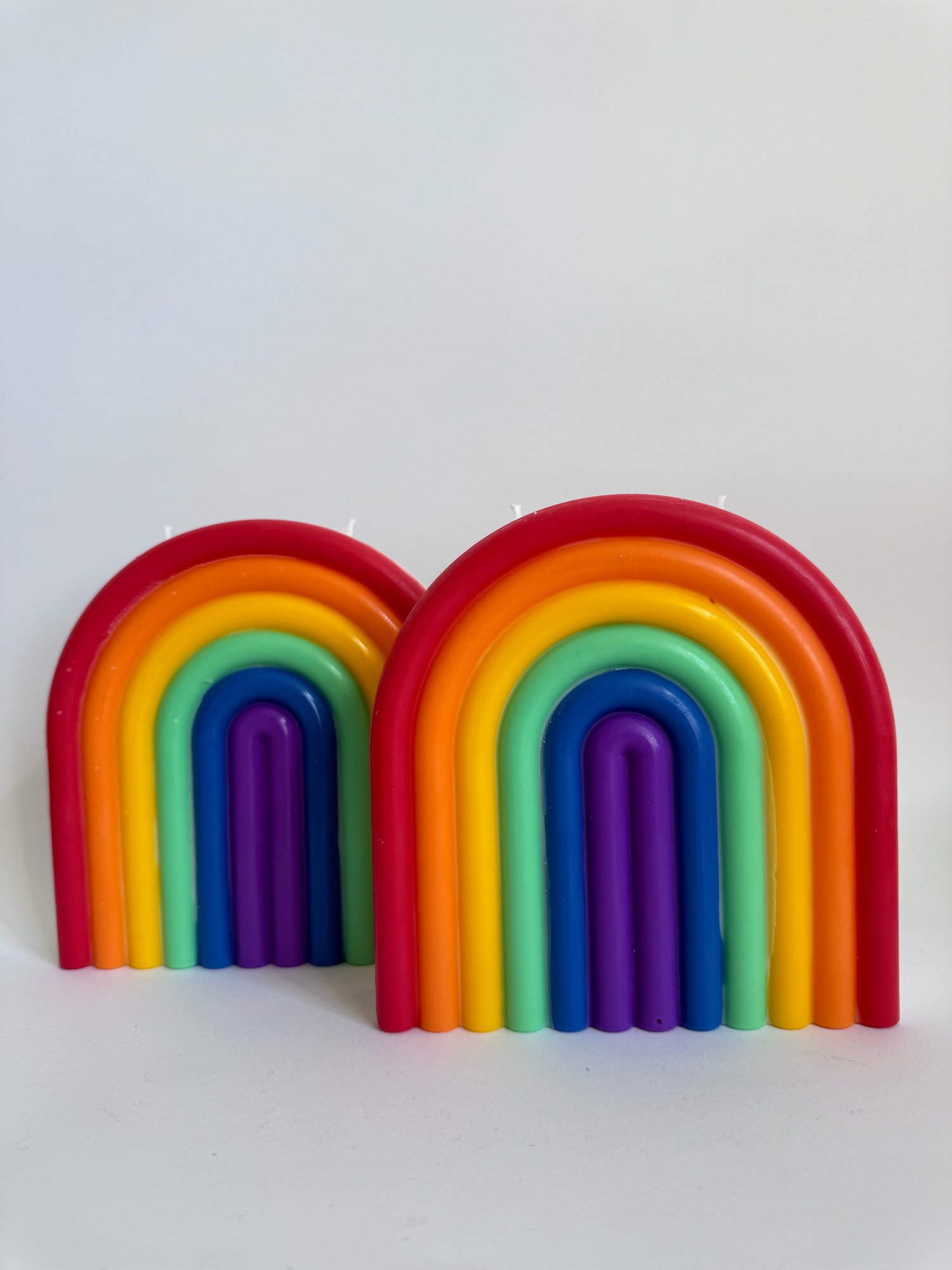 Image of Rainbow soya wax candle 