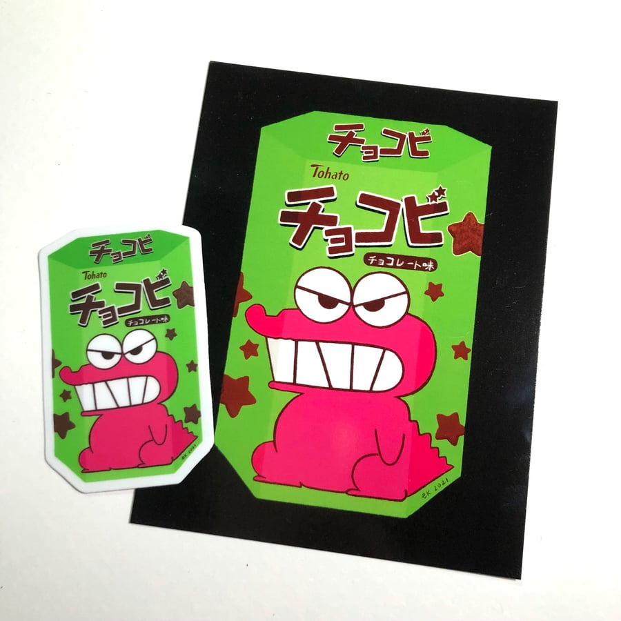 Image of tohato snacks sticker & postcards!